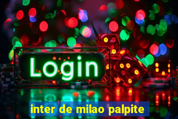 inter de milao palpite